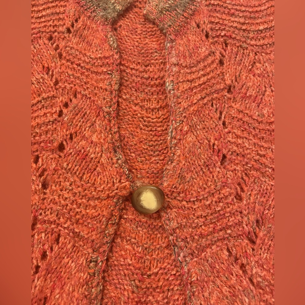 Coldwater Creek Bohemian Long Knit Cardigan Sweater Vest. Size Medium - Picture 4 of 10